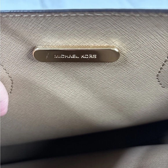 Michael Kors Blue Satchel Bag Structured Design - Picture 6 of 7